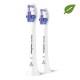 2 ανταλλακτικές κεφαλές S2 Sensitive Philips Sonicare HX6052/10, λευκές, εξαιρετικά μαλακές, για ευαίσθητα δόντια και ούλα