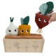 Tiny Love's Garden of Adventures Eco Series My First Garden Set, με 3 βαμβακερά παιχνίδια φρούτων και ένα ξύλινο κουτί, 18m+