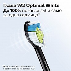 Σετ 4 κεφαλών οδοντόβουρτσας W2 Optimal White HX6064/88 για ηλεκτρικές οδοντόβουρτσες Philips Sonicare, σκληρότητα τριχών: Μέτρια μαλακή