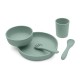 Σετ τραπεζαρίας Platinum Silicone Sage 5 τεμαχίων