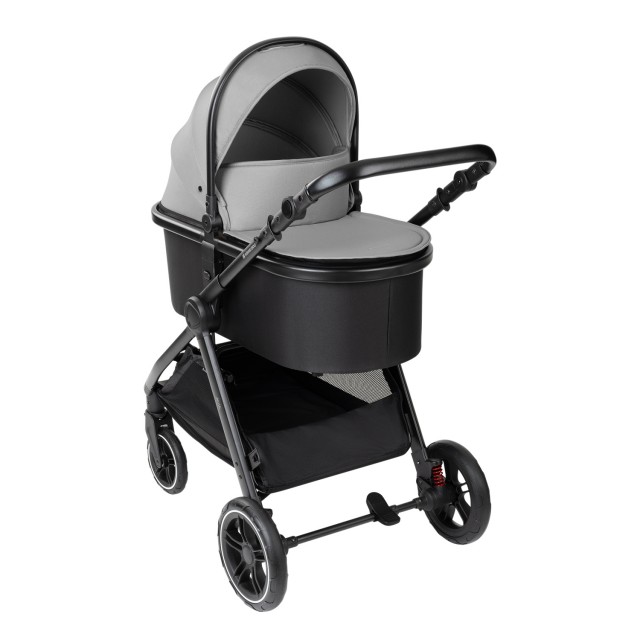 Комбинирана количка 3в1 с кош за новородено Ava Grey