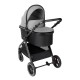 Комбинирана количка 3в1 с кош за новородено Ava Grey