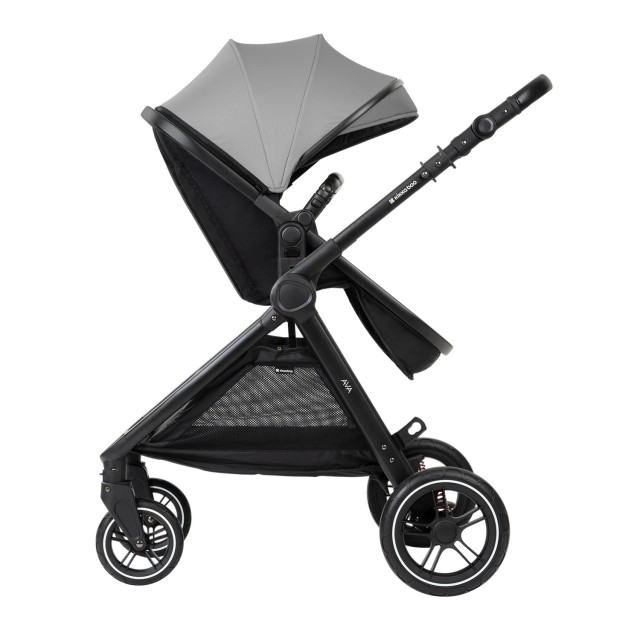 Комбинирана количка 3в1 с кош за новородено Ava Grey