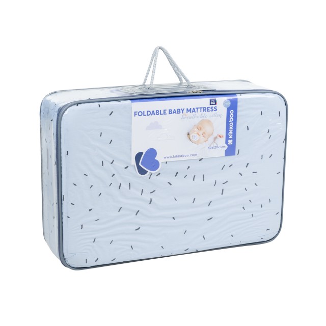 Сгъваем матрак 60х120х5см Bear with me Blue