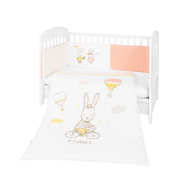 Бебешки спален комплект 2 части EU style 70/140 Rabbits in Love