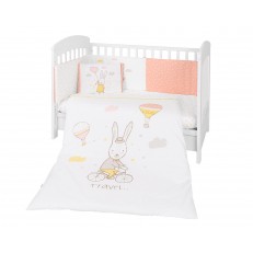 Βρεφικό σετ κρεβατιού 6 τεμαχίων 70/140 Rabbits in Love