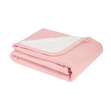 Πλεκτή κουβέρτα Dream Big Pink Sherpa