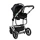 Συνδυασμένο καρότσι 3 σε 1 με σκληρό καλάθι Irene Dark Grey 2024