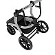 Συνδυασμένο καρότσι 3 σε 1 με σκληρό καλάθι Irene Dark Grey 2024