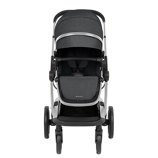Συνδυασμένο καρότσι 3 σε 1 με σκληρό καλάθι Irene Dark Grey 2024