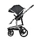 Συνδυασμένο καρότσι 3 σε 1 με σκληρό καλάθι Irene Dark Grey 2024