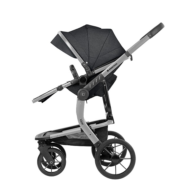 Συνδυασμένο καρότσι 3 σε 1 με σκληρό καλάθι Irene Dark Grey 2024