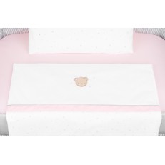 Βρεφικό σετ ύπνου για μίνι κούνια 5h Dream Big Pink