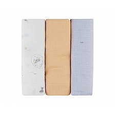 Комплект 3 бр муселинови пелени 75х75 см Seally Me