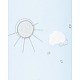 Нощна лампа с бродерия Dream Big Blue