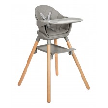 Καρέκλα τραπεζαρίας 2 σε 1 Woody Grey 2024