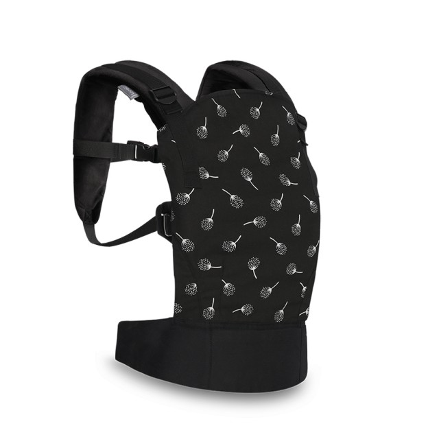 Бебешка ергономична раница/кенг wally black floral