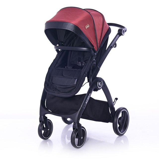 Бебешка количка adria black&red
