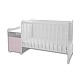 Bed trend συν χρώμα λευκό/ροζ ορχιδέα