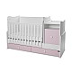 Bed trend συν χρώμα λευκό/ροζ ορχιδέα
