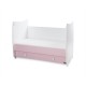 Bed dream new 60/120 χρώμα λευκό + ροζ ορχιδέα