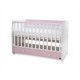 Bed dream new 60/120 χρώμα λευκό + ροζ ορχιδέα