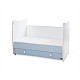 Bed dream new 60/120 χρώμα λευκό + baby blue