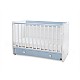 Bed dream new 60/120 χρώμα λευκό + baby blue