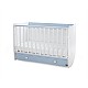 Bed dream new 60/120 χρώμα λευκό + baby blue