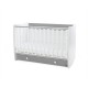 Bed dream new 60/120 χρώμα λευκό + stone grey