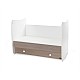 Bed dream 60/120 χρώμα λευκό/καφέ καινούργιο
