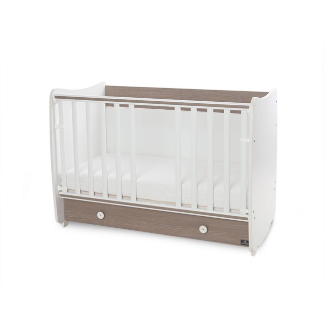 Bed dream 60/120 χρώμα λευκό/καφέ καινούργιο