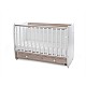 Bed dream 60/120 χρώμα λευκό/ανοιχτό δρυς καινούργιο