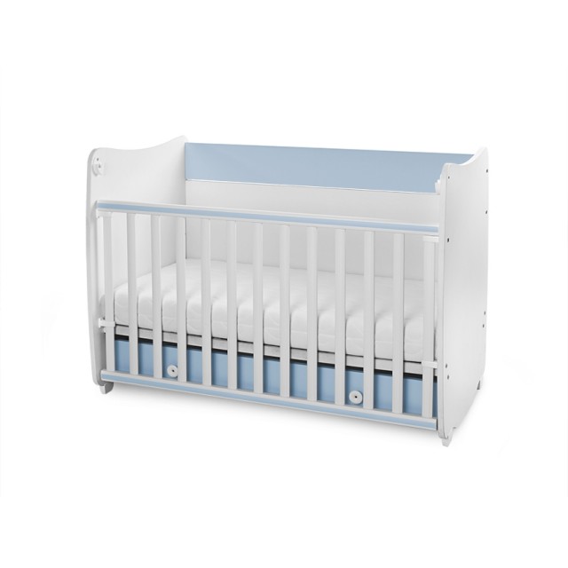 Bed dream new 70/140 χρώμα λευκό/baby blue