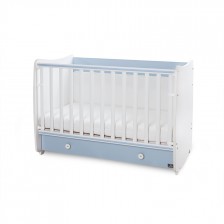 Κρεβάτι dream new 70/140 χρώμα λευκό/baby blue