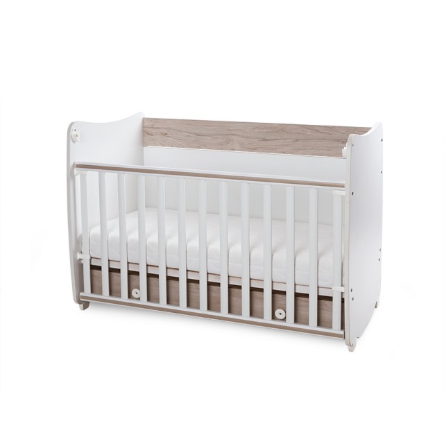 Bed dream 70/140 χρώμα λευκό/ανοιχτό δρυς καινούργιο