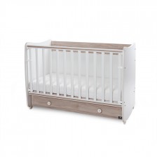 Bed dream 70/140 χρώμα λευκό/ανοιχτό δρυς καινούργιο