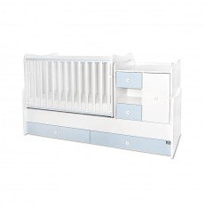 Κρεβάτι minimax νέο 190/72 χρώμα λευκό/baby blue