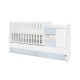 Κρεβάτι minimax νέο 190/72 χρώμα λευκό/baby blue
