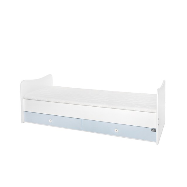 Κρεβάτι minimax νέο 190/72 χρώμα λευκό/baby blue