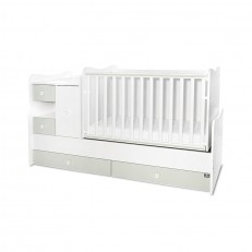 Κρεβάτι minimax νέο 190/72 χρώμα λευκό/γαλακτοπράσινο
