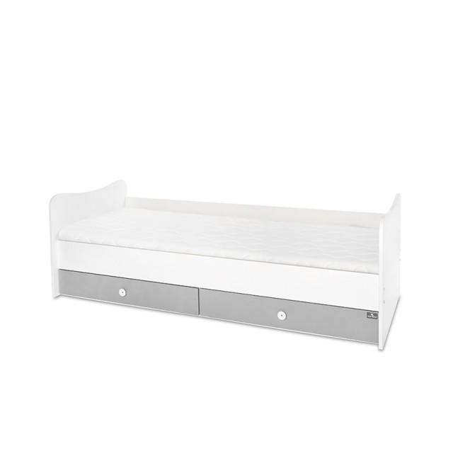 Κρεβάτι minimax νέο 190/72 χρώμα λευκό/πέτρινο γκρι