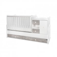 Κρεβάτι minimax 190/72 χρώμα λευκό/art new