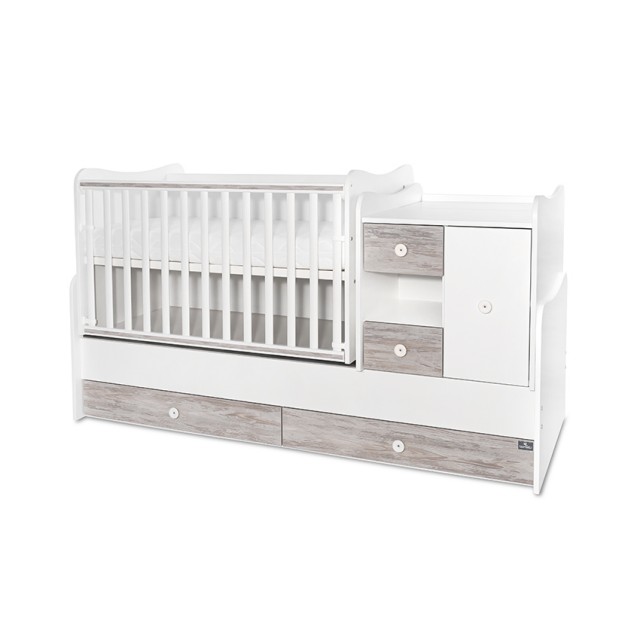 Κρεβάτι minimax 190/72 χρώμα λευκό/art new