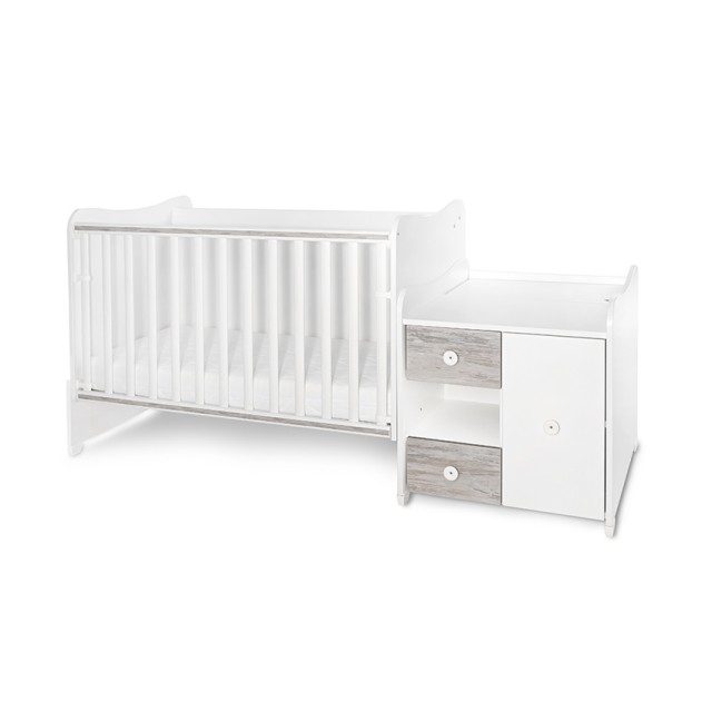 Κρεβάτι minimax 190/72 χρώμα λευκό/art new