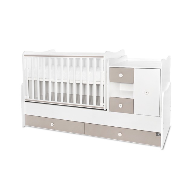 Κρεβάτι minimax 190/72 χρώμα λευκό/κορδόνι καινούργιο
