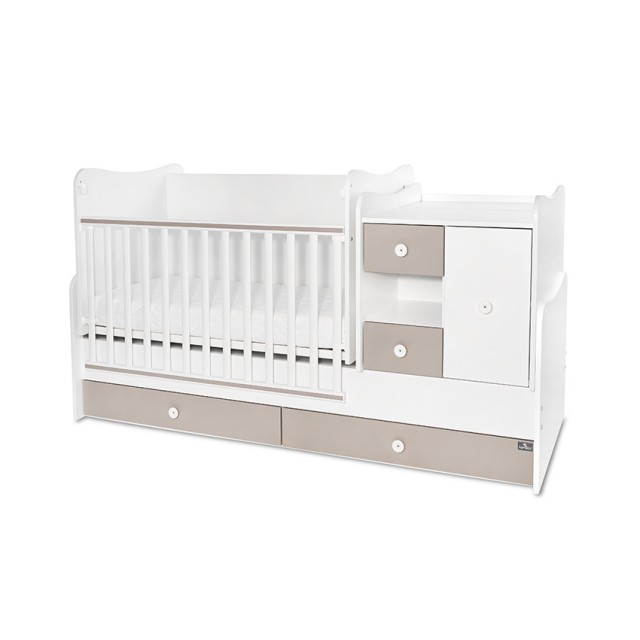 Κρεβάτι minimax 190/72 χρώμα λευκό/κορδόνι καινούργιο
