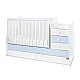 Κρεβάτι maxi plus νέο 70/160 λευκό/baby blue-3box