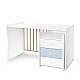 Κρεβάτι maxi plus νέο 70/160 λευκό/baby blue-3box