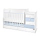 Κρεβάτι maxi plus νέο 70/160 λευκό/baby blue-3box